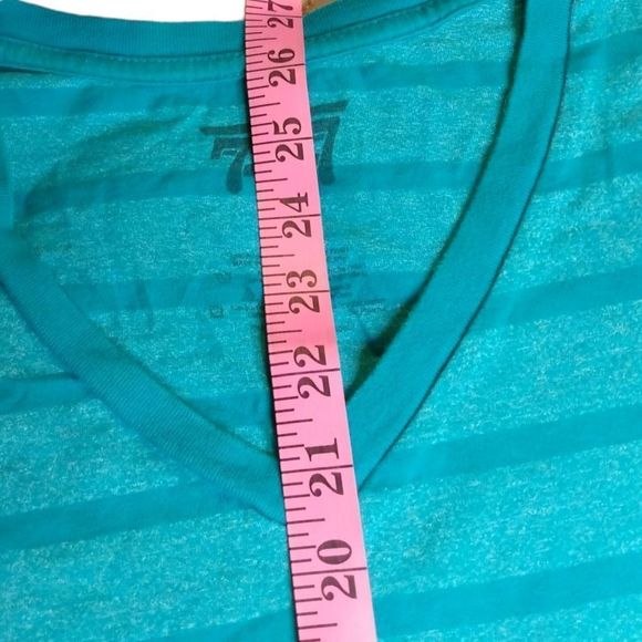 707 Women's Striped V-Neck Unisex Casual Shirt In A Large - Picture 5 of 12